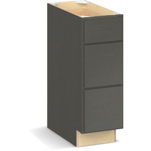 RELIABILT Parkstone II Base Cabinet, Slate Stained, 12" W, 3 Drawers, Fully Assembled - 641061 | Lowe's Pro Supply